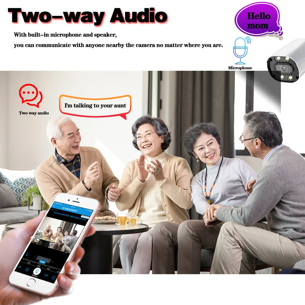 CCTV Camera Security System Kit Full Color Night 4K 10CH POE NVR Kit Outdoor Waterproof IP Camera Video Surveillance System Set