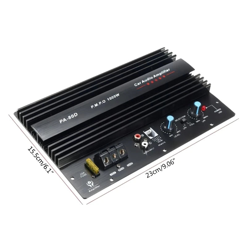 Universal 1000W 12V Mono High Power Amplifier Strong Bass Subwoofers Amp Improve Vehicle Entertainment Low Frequencies Dropship
